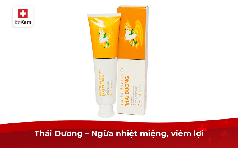 Khám phá các loại kem đánh răng tốt nhất tại Việt Nam 8 Thái Dương – Ngừa nhiệt miệng, viêm lợi