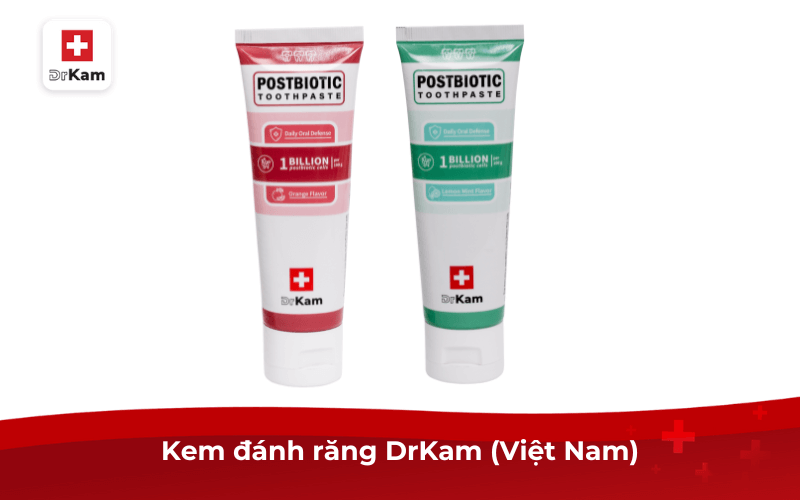 TOP 10 kem đánh răng cho người niềng hiệu quả bác sĩ khuyên dùng 8 Kem đánh răng DrKam (Việt Nam)