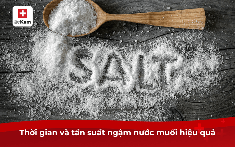 Đau răng ngậm nước muối bao lâu