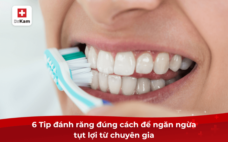 6 Tip đánh răng đúng cách để ngăn ngừa tụt lợi từ chuyên gia
