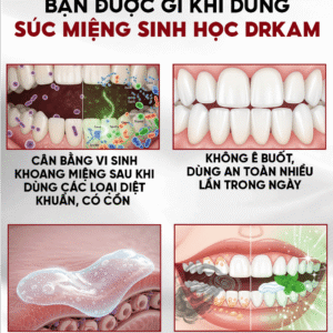 Combo 3 nước súc miệng DrKam Postbiotic 450ml 12 01 4 3