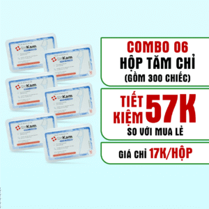 Combo 6 hộp tăm chỉ nha khoa cao cấp DrKam
