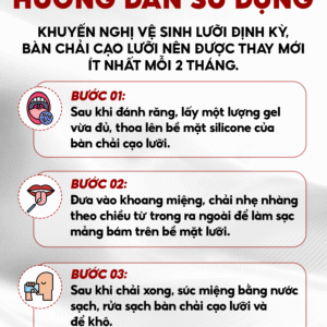 Alternative view of 2 Bộ gel cạo lưỡi sinh học DrKam vị bạc hà 54g
