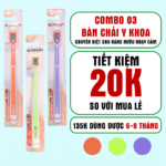 Combo 3 bàn chải cao cấp DrKam