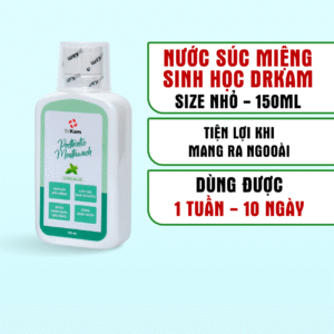 Nước súc miệng DrKam Postbiotic 150ml