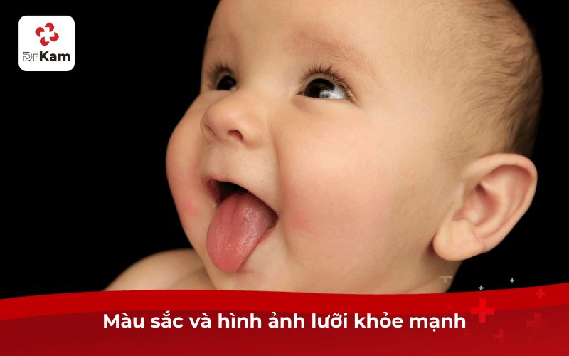 Màu sắc và hình ảnh lưỡi khỏe mạnh