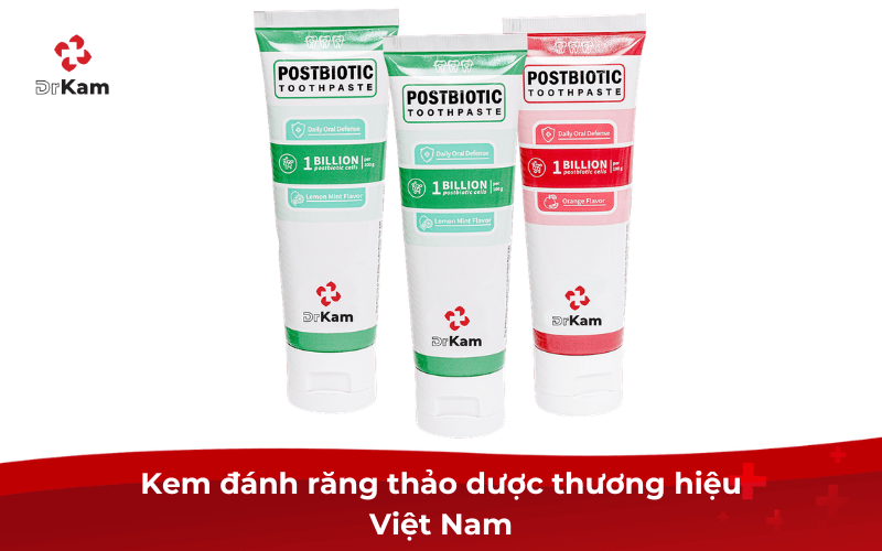 Kem đánh răng thảo dược thương hiệu Việt Nam