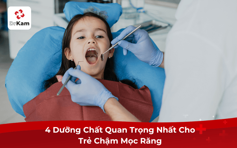 Trẻ chậm mọc răng nên bổ sung gì