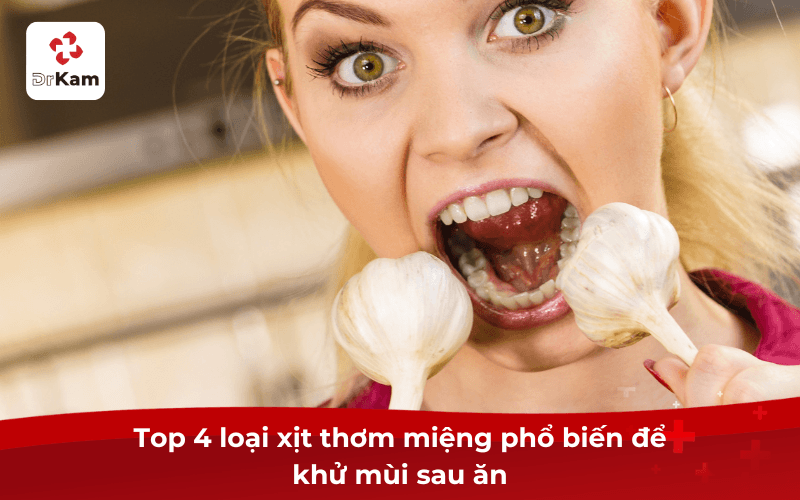 Xịt miệng khử mùi sau ăn