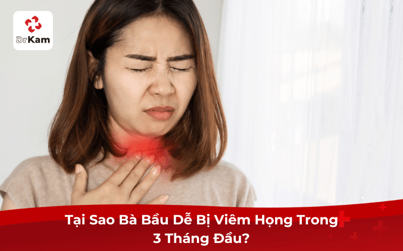 Tại Sao Bà Bầu Dễ Bị Viêm Họng Trong 3 Tháng Đầu?