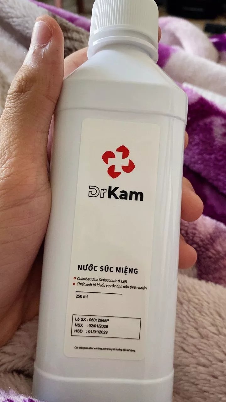 Hình ảnh khách hàng đánh giá sản phẩm Combo toàn diện: 2 Nước Súc Miệng Chuẩn Y Khoa DrKam